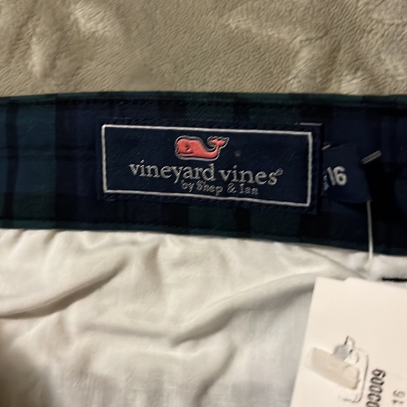 Vineyard, vines, black watch plaid Freaker pants, size 16 - Picture 3 of 4